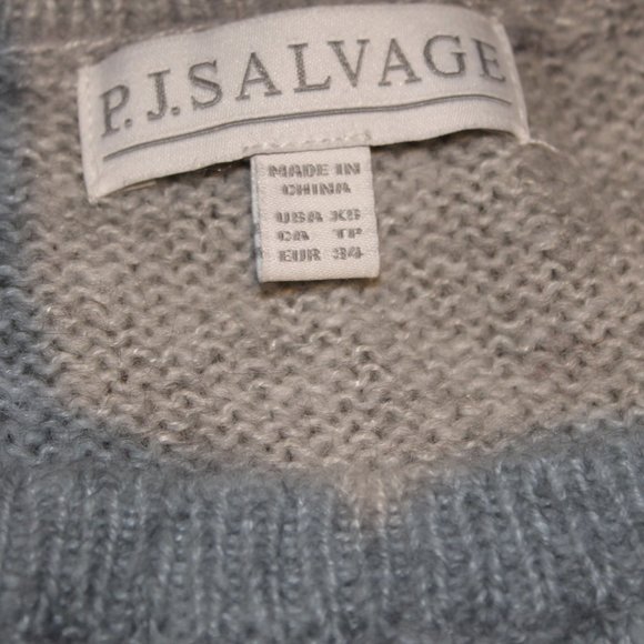 New PJ Salvage Women's Long Sleeve top, Slate, X- Small - Picture 3 of 3